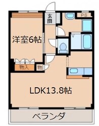 ヴィレッジ名草の物件間取画像